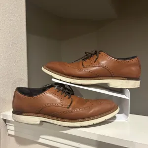 Cole Haan Go To Wingtip Oxford Men's 13 M British Tan C34120 Leather Dress