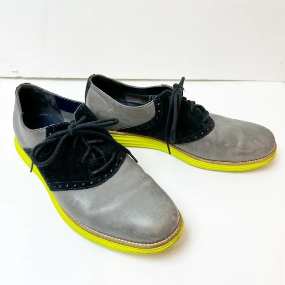 Cole Haan | LunarGrand Saddle Oxford Shoe Sneaker Neon