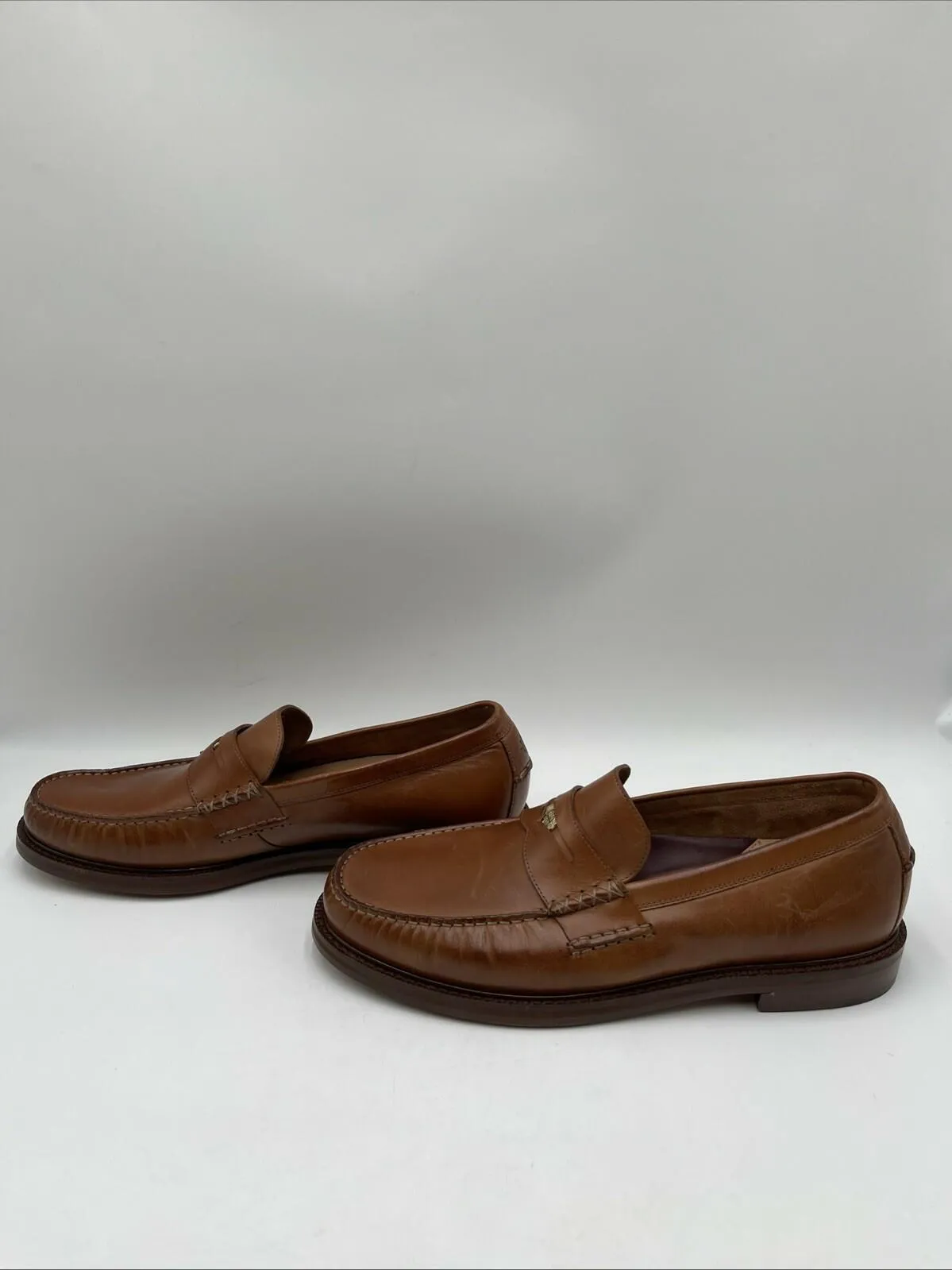 Cole Haan Men's American Classics Pinch Penny Loafers Brown Size 11M - Very Good