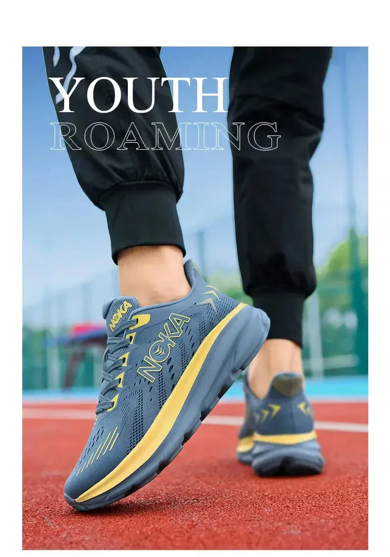 Couple Running Shoes High Quality Lightweight Sneakers Men Outdoor Breathable Gym Shoes Man Women Comfortable Lace Up Shoes