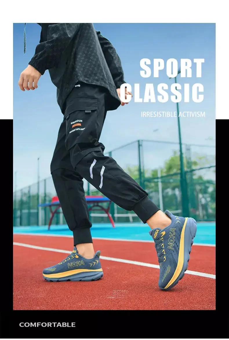Couple Running Shoes High Quality Lightweight Sneakers Men Outdoor Breathable Gym Shoes Man Women Comfortable Lace Up Shoes