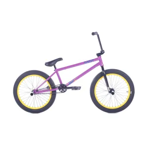 Cult 2024 Devotion Panza 21" TT Bike Purple with Yellow Rims