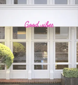 Custom text: Good vibes