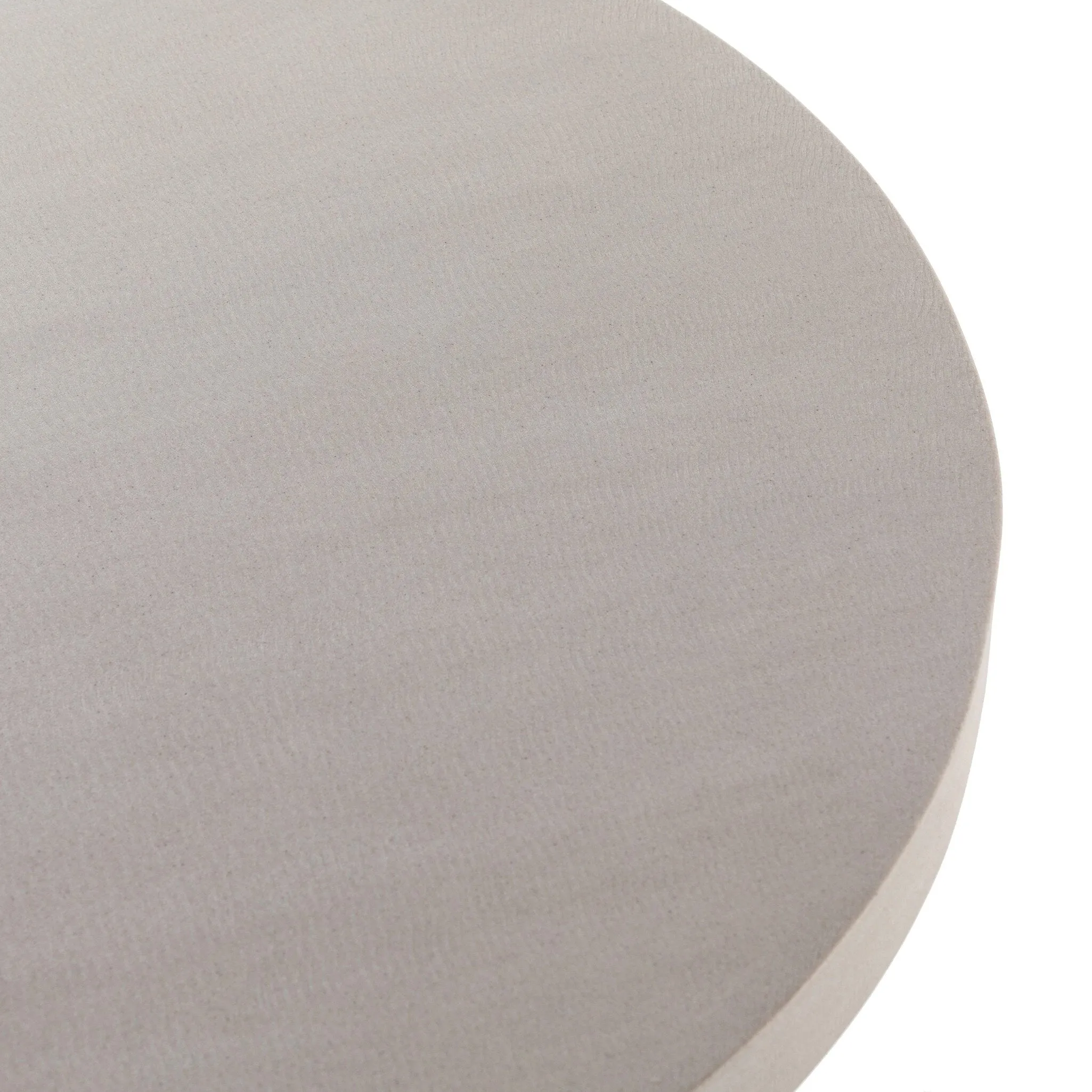 Cyrus Outdoor Round Dining Table - Natural Sand