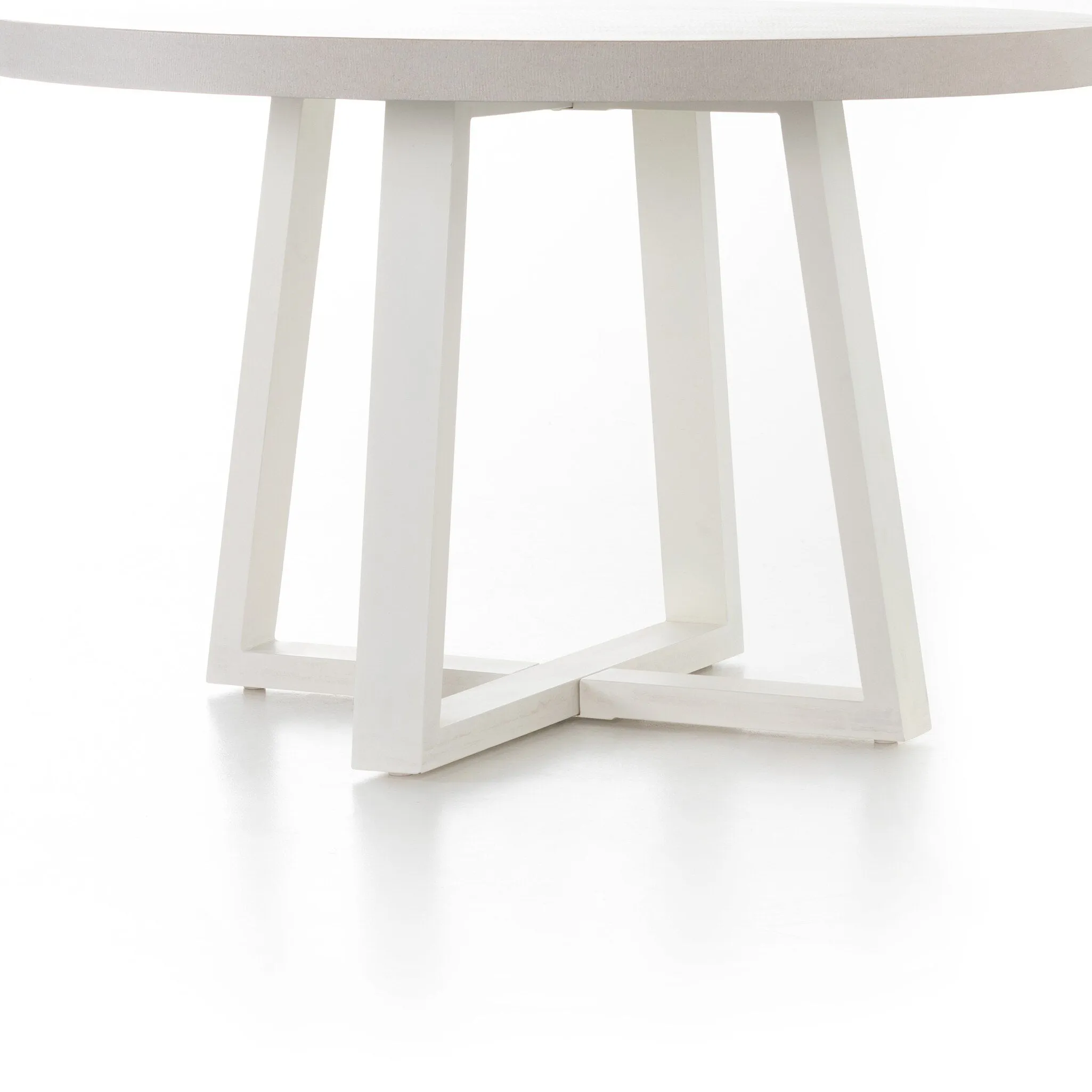 Cyrus Outdoor Round Dining Table - Natural Sand