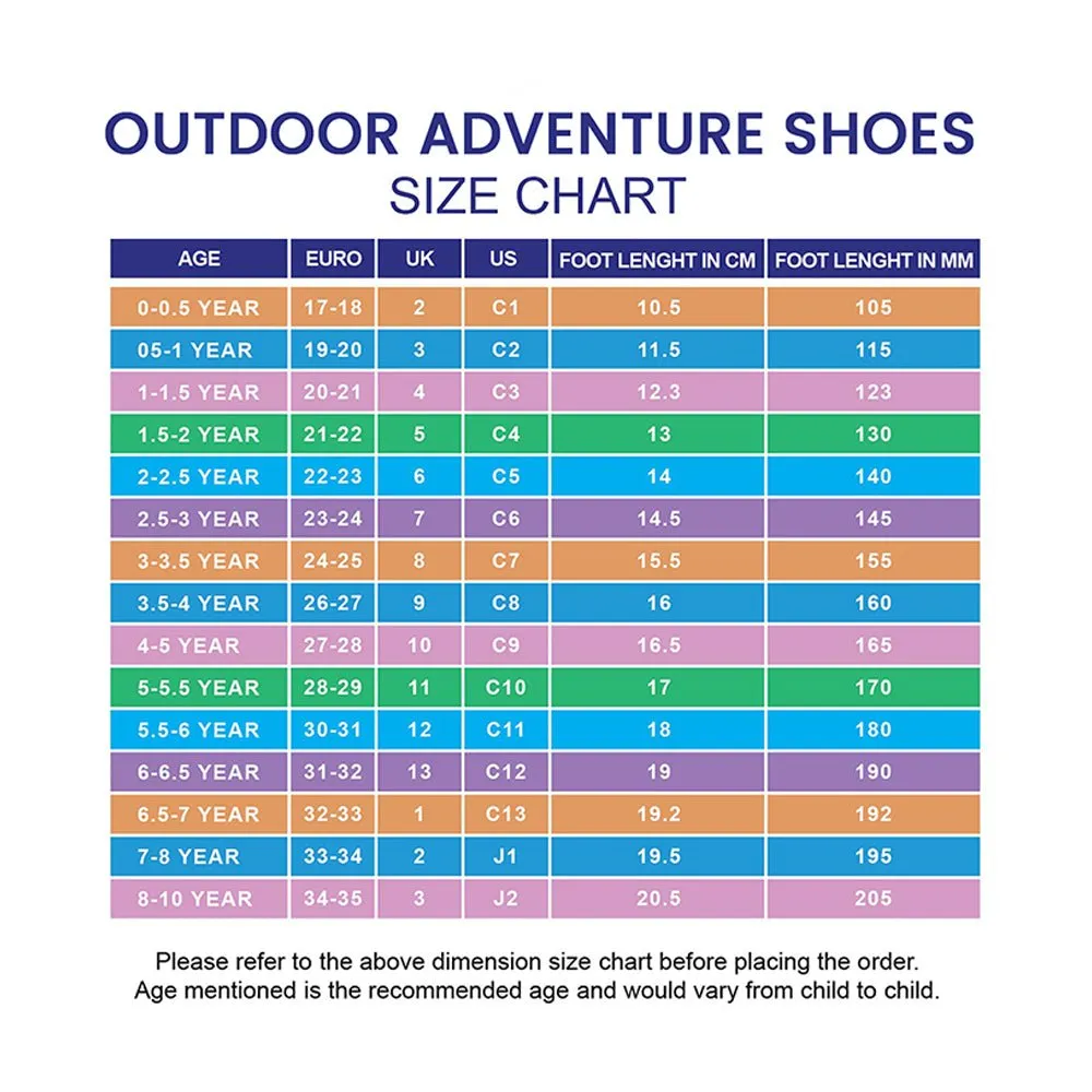 Dark Blue Anti Skid Land and Water Outdoor adventure Shoes for Kids