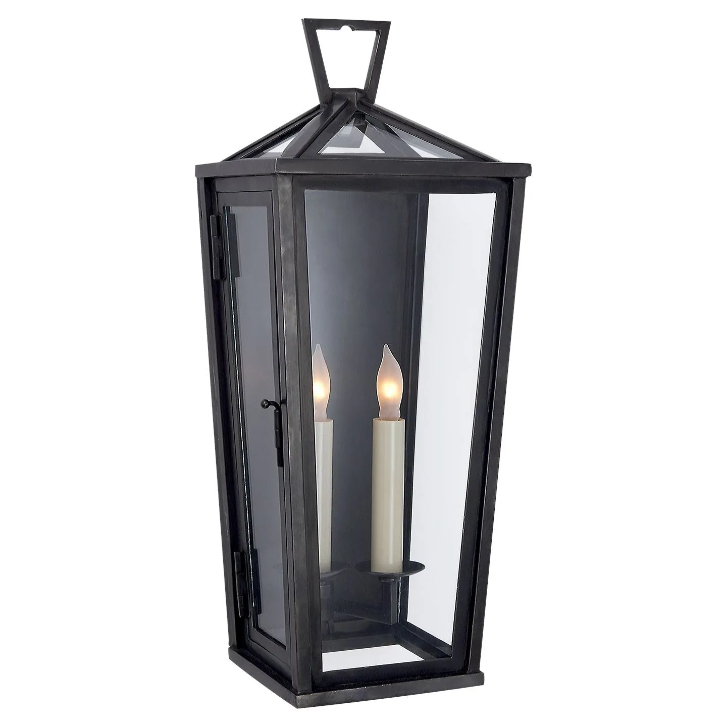 Darlana Tall 3/4 Wall Lantern in Bronze