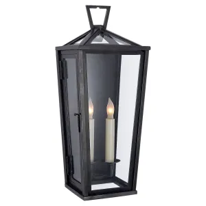 Darlana Tall 3/4 Wall Lantern in Bronze