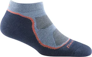 Darn Tough Womens 1986 Light Hiker No Show Lightweight with Cushion Merino Wool Socks