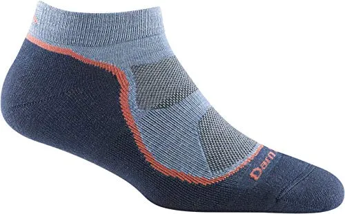 Darn Tough Womens 1986 Light Hiker No Show Lightweight with Cushion Merino Wool Socks