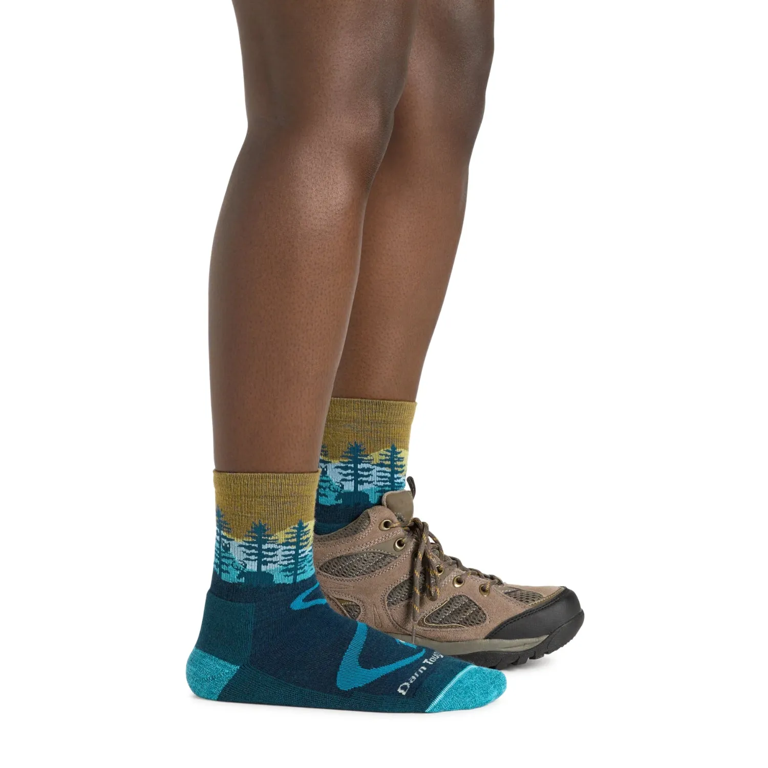Darn Tough Womens Northwoods Micro Crew Midweight Hiking Sock