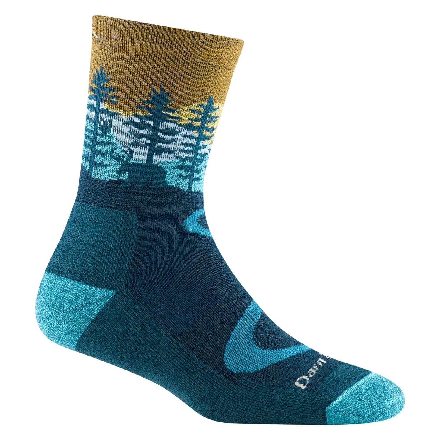 Darn Tough Womens Northwoods Micro Crew Midweight Hiking Sock