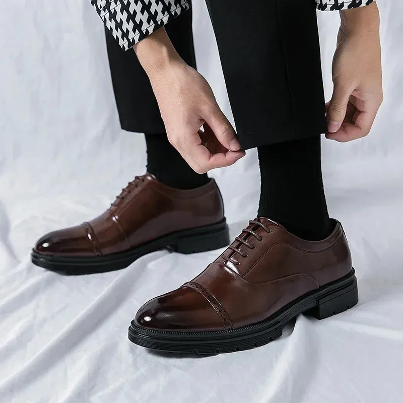 EliteCraft Luxuriöse Oxford Lederschuhe