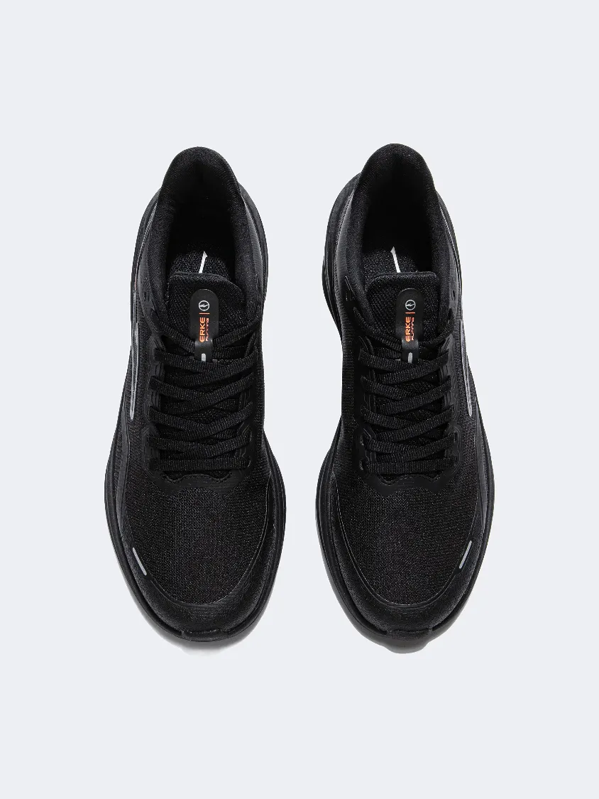 Erke Cushioning Men Running Shoes Black