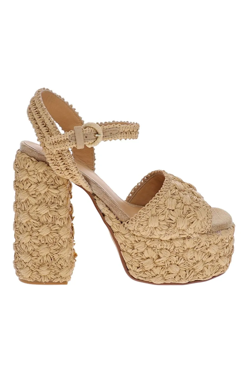 Fabiana Natural Espadrialle Platform Sandal