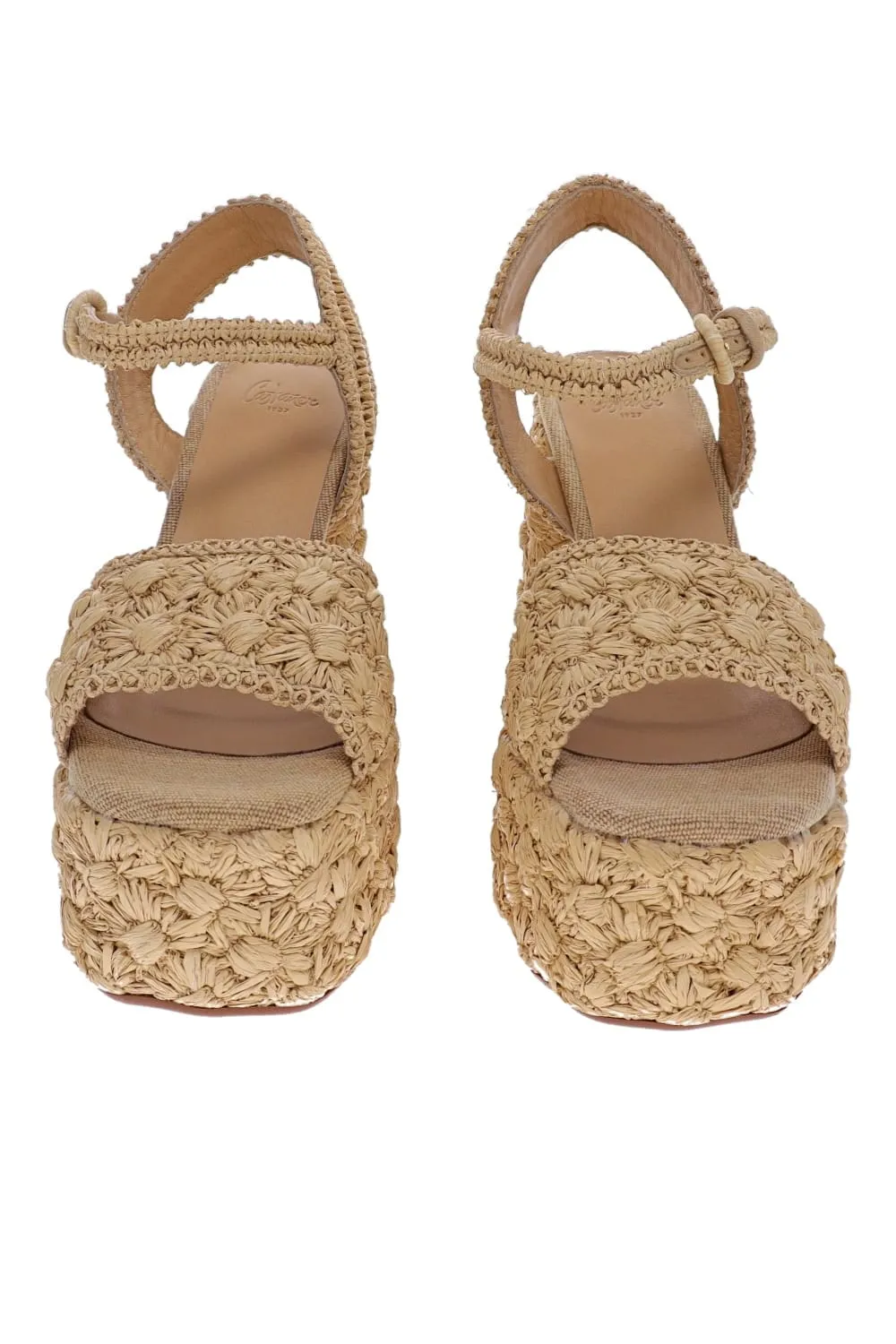 Fabiana Natural Espadrialle Platform Sandal
