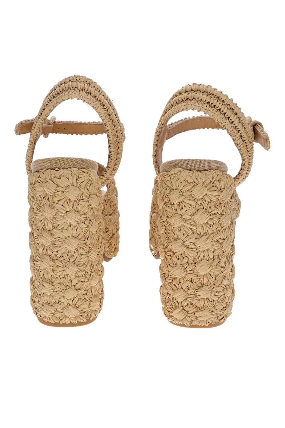 Fabiana Natural Espadrialle Platform Sandal