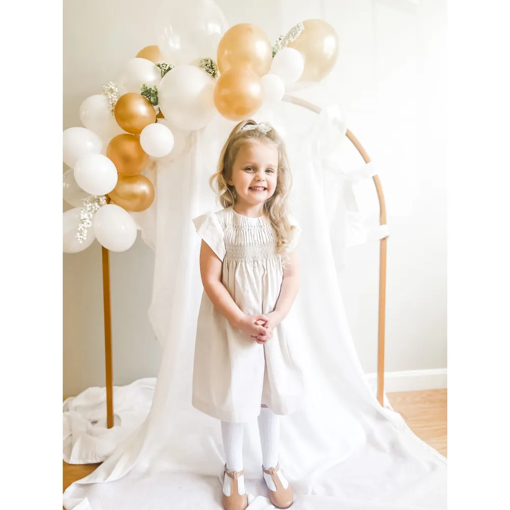 Finnoula Dress -- Sand Oxford