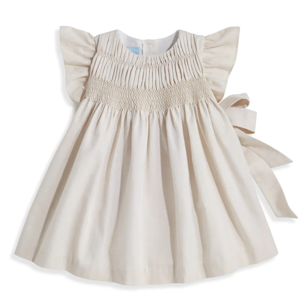 Finnoula Dress -- Sand Oxford