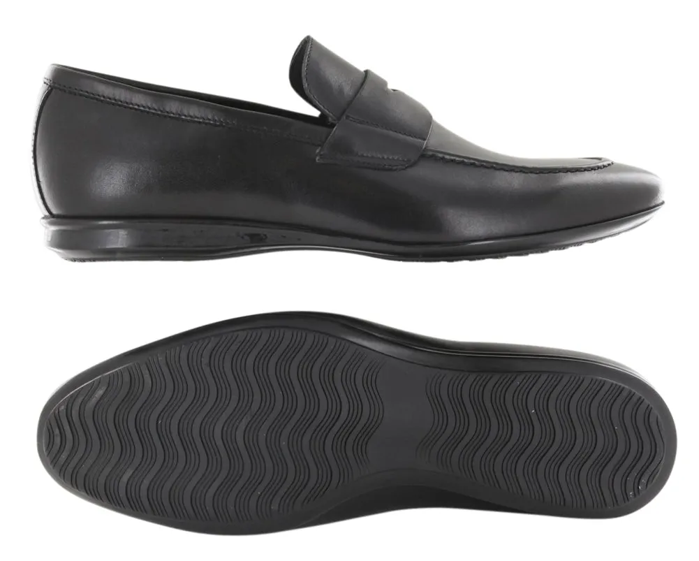 Fiori Di Lusso Black Penny Loafers