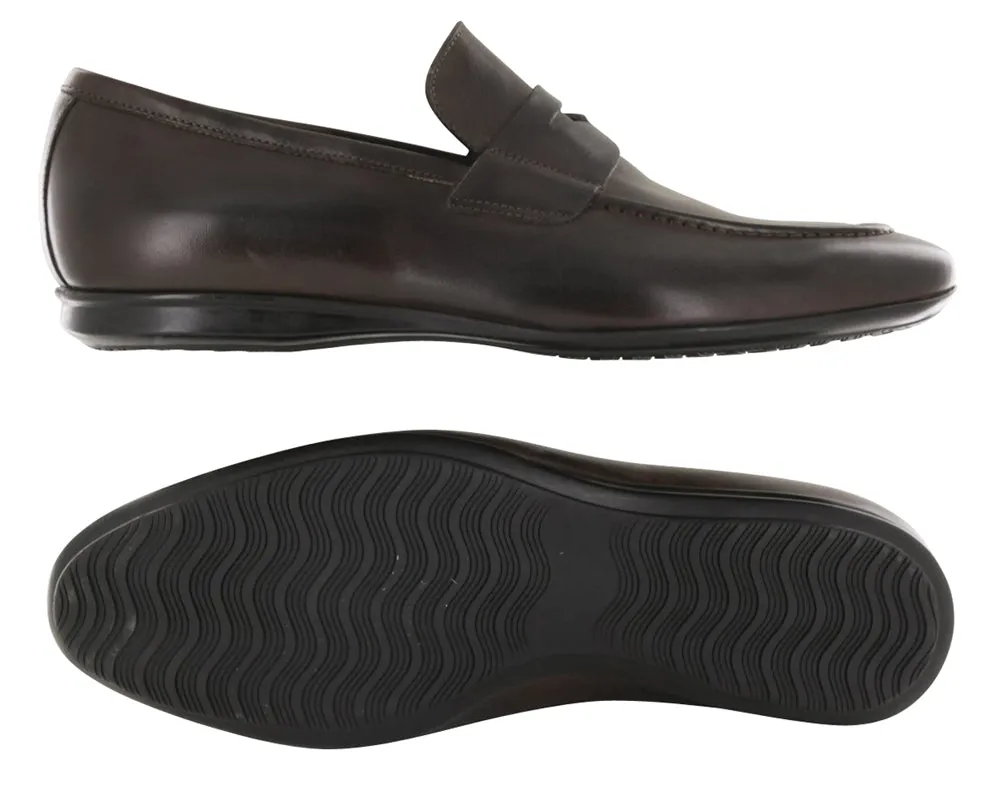 Fiori Di Lusso Brown Penny Loafers