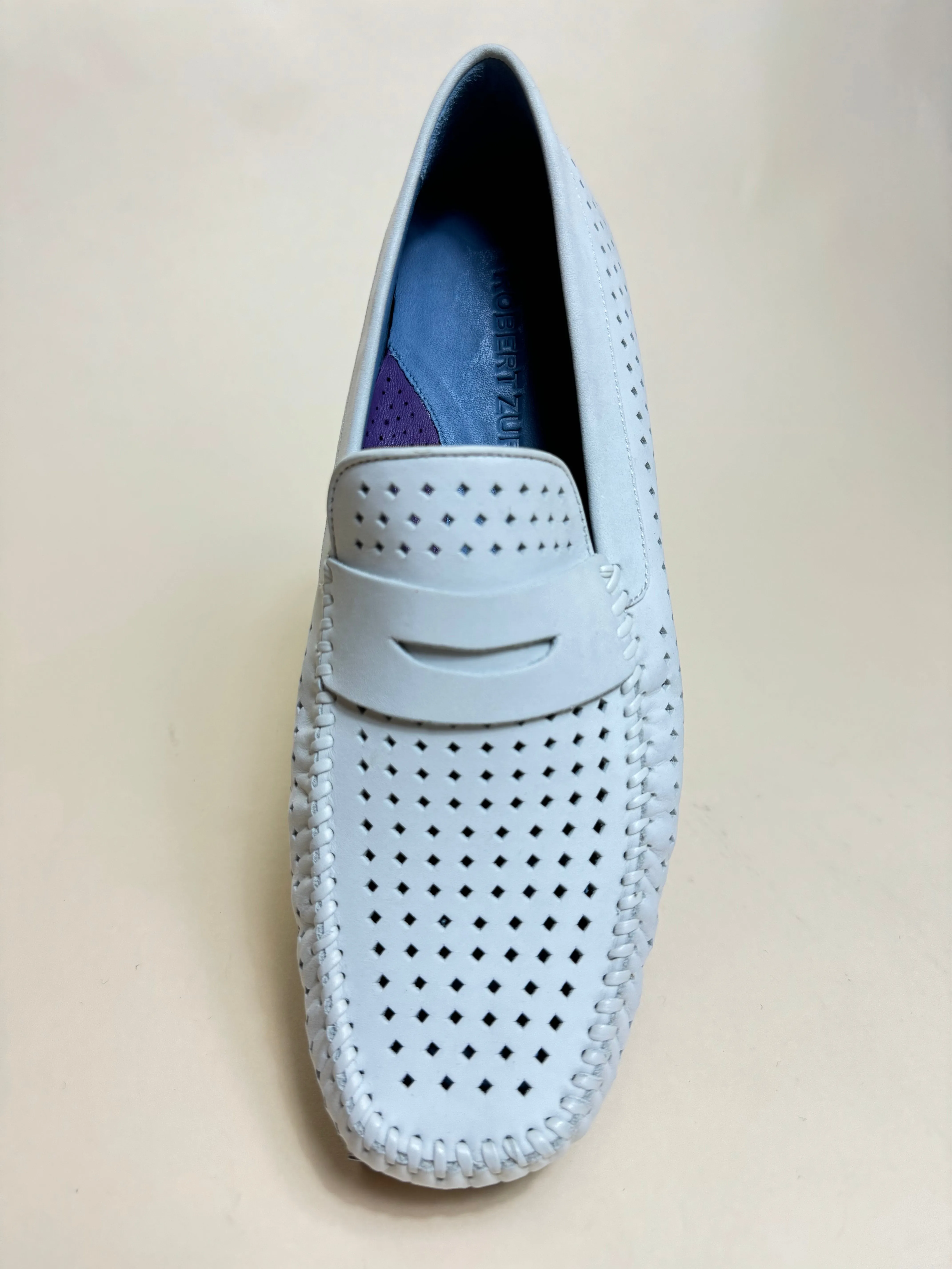 Flyer Off White Perf AquaSilk