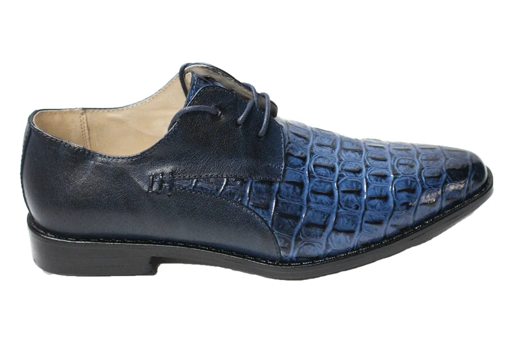Giorgio Venturi 2525 Blue Oxford Shoes