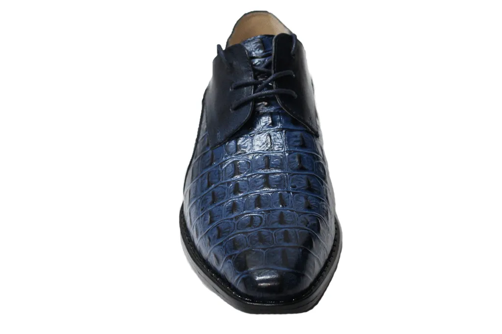 Giorgio Venturi 2525 Blue Oxford Shoes