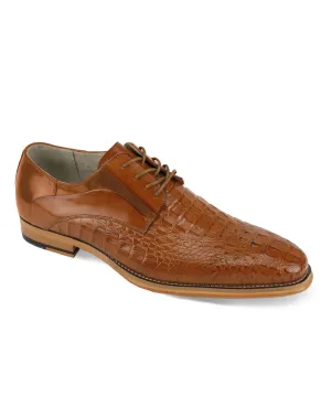 Giovanni Mason Oxford Lace Up Shoes - Tan