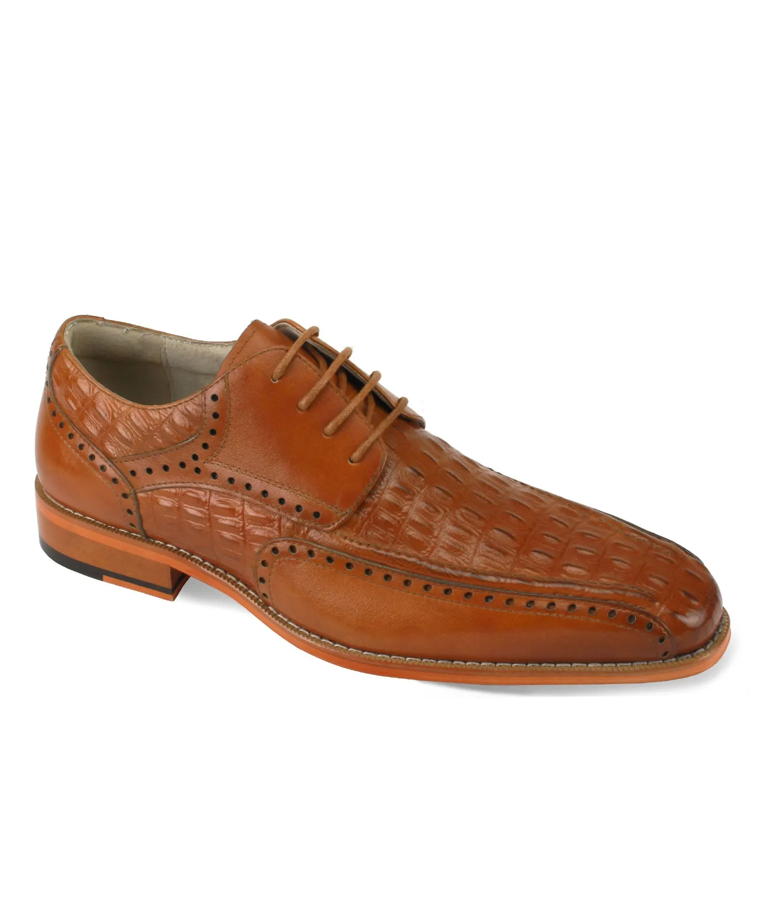 Giovanni Milford Oxford Lace Up Shoes - Tan