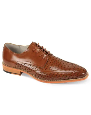 Giovanni Randolf Oxford Lace Up Dress Shoes - Whiskey