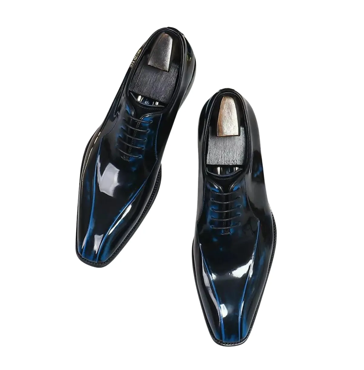 Handmade Polished Leather Oxford Dress Shoes