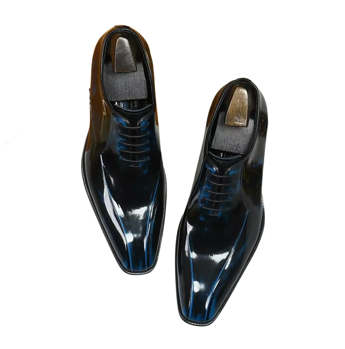 Handmade Polished Leather Oxford Dress Shoes