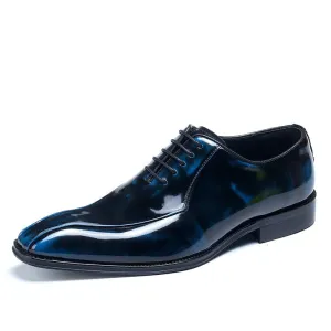 Handmade Polished Leather Oxford Dress Shoes