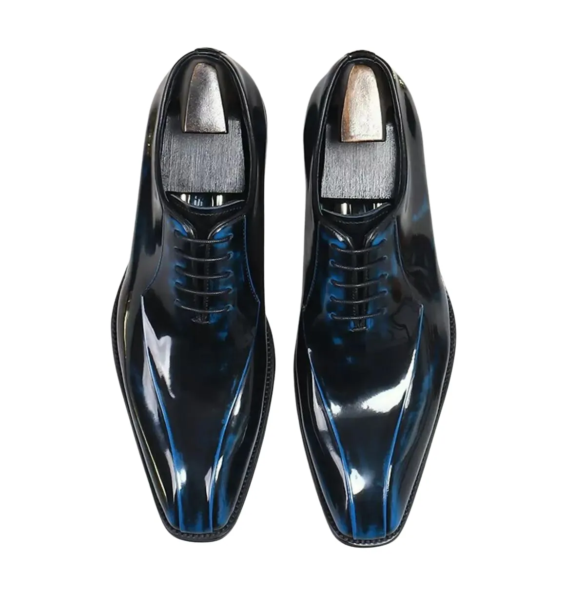 Handmade Polished Leather Oxford Dress Shoes
