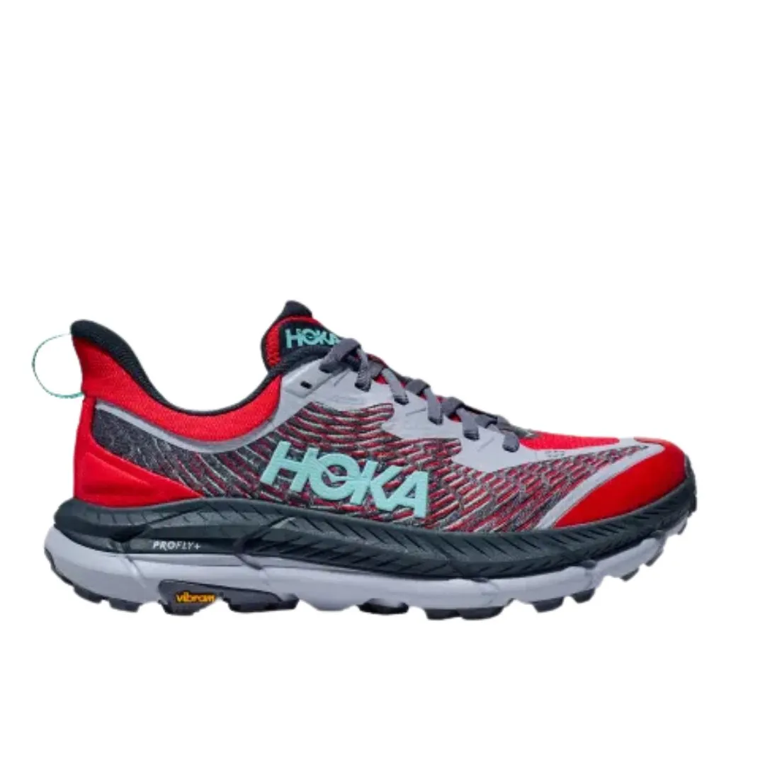 Hoka - Mafate Speed 4 - Men's - Cerise/Stormy Skies