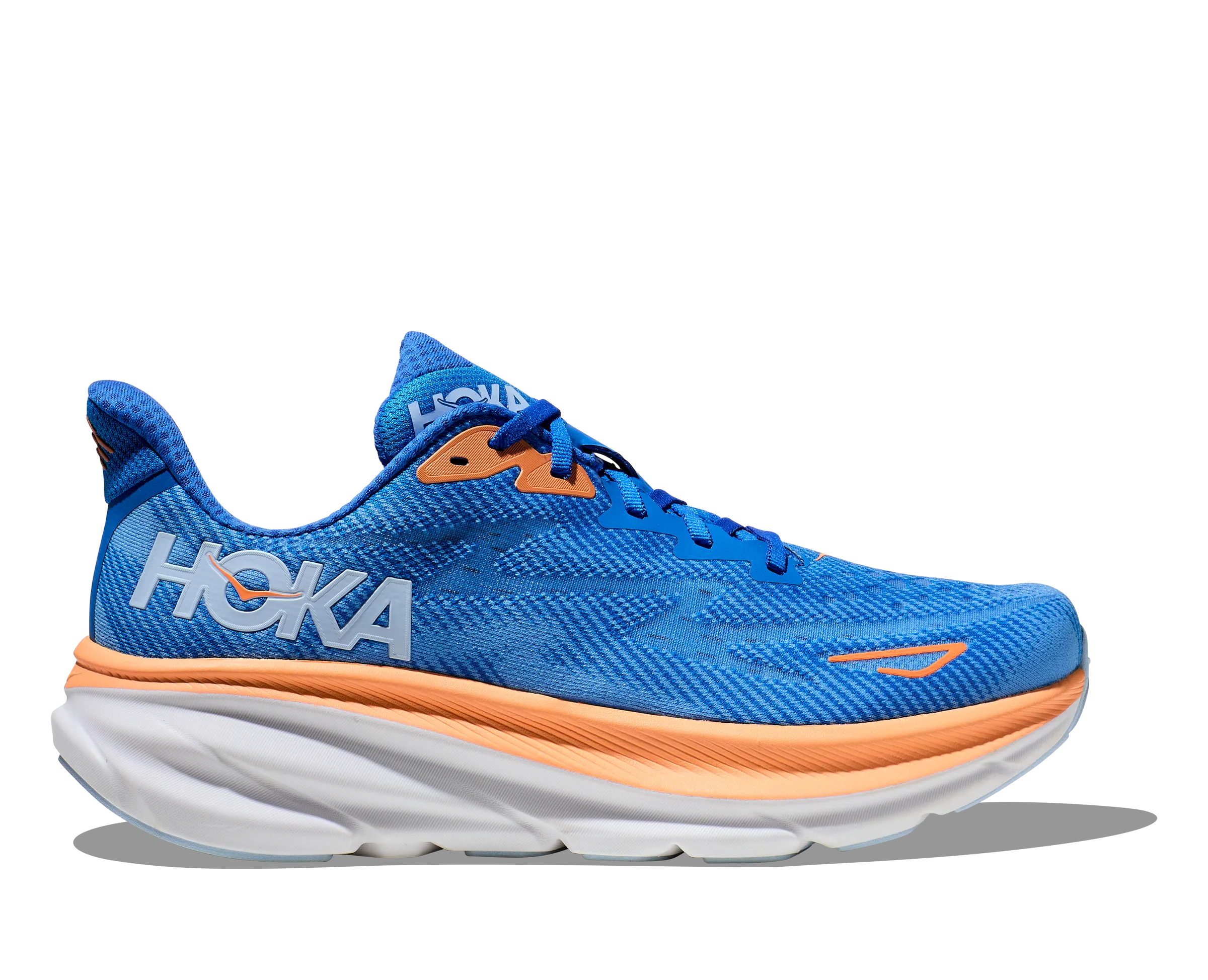 HOKA Men's Clifton 9 Sneaker Lightweight Running Shoe - Coastal Sky/All Aboard