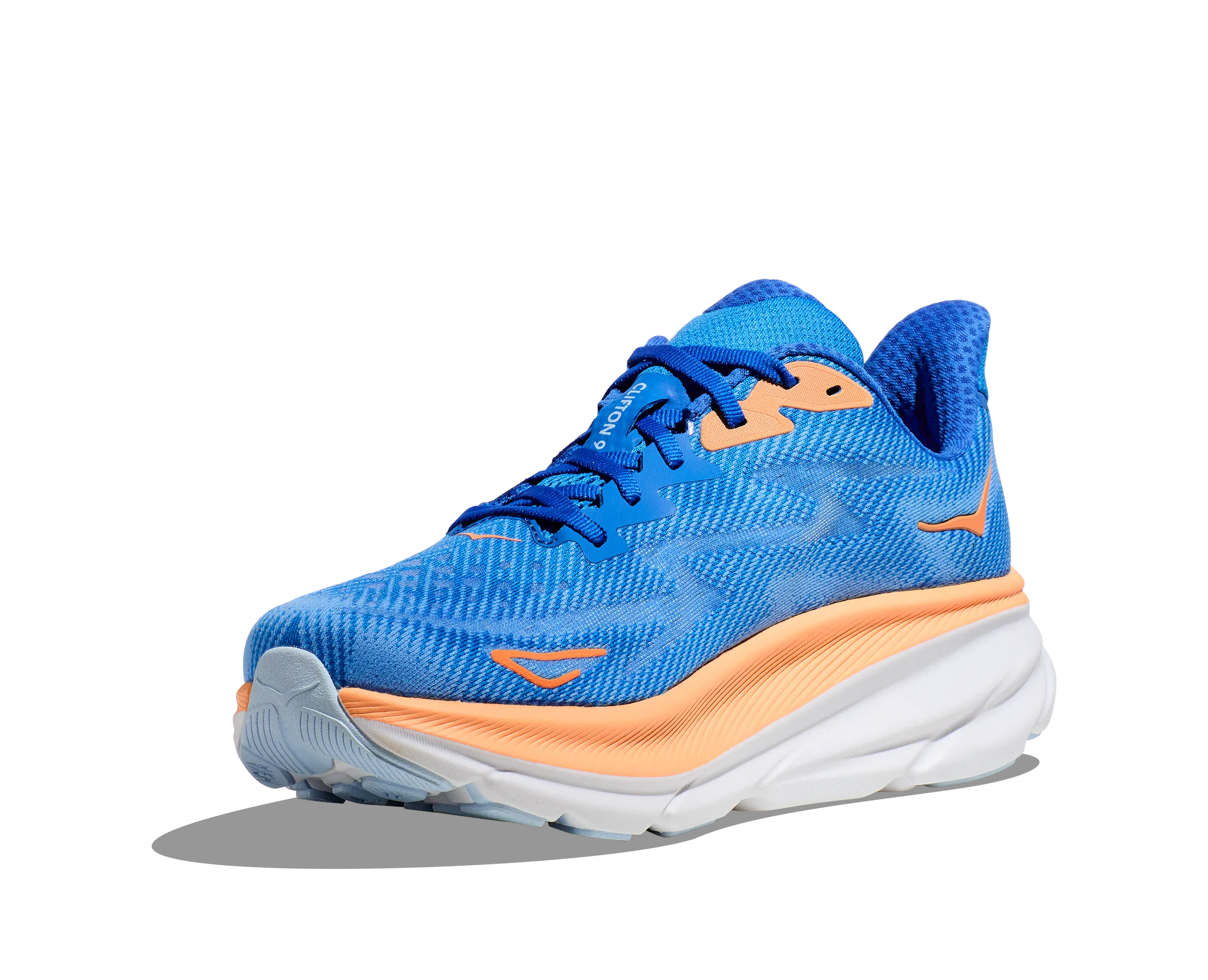HOKA Men's Clifton 9 Sneaker Lightweight Running Shoe - Coastal Sky/All Aboard