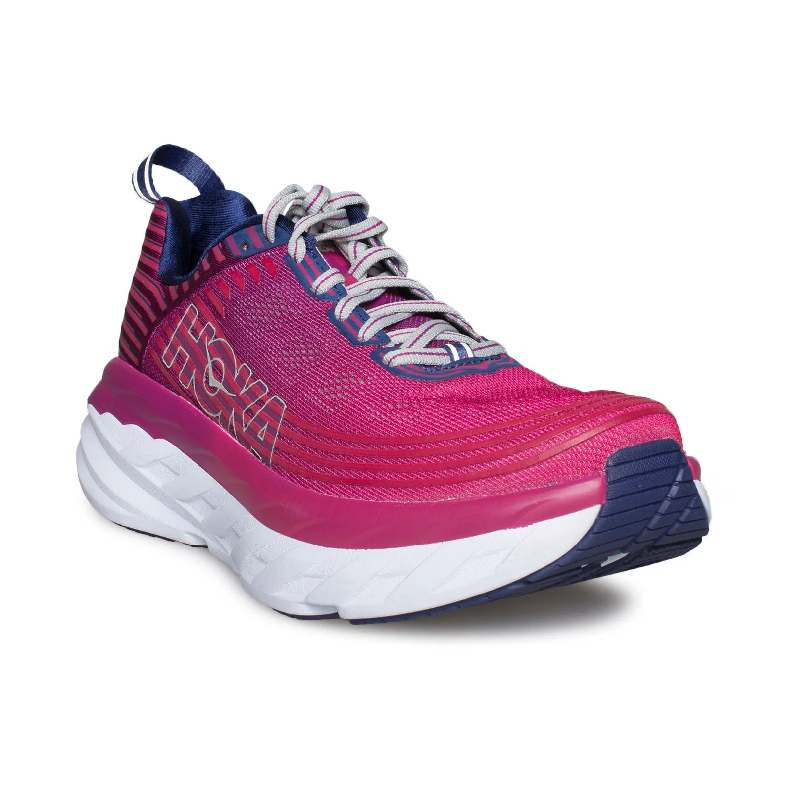 HOKA ONE ONE Bondi 6 Boysenberry / Blue Depth Running Shoes - Women's