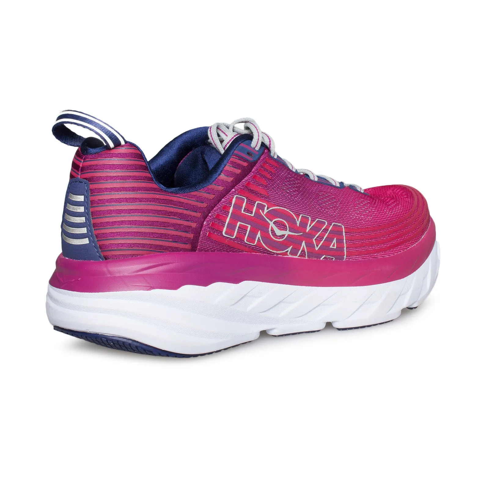 HOKA ONE ONE Bondi 6 Boysenberry / Blue Depth Running Shoes - Women's