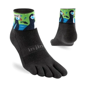 Injinji Artist Designed Mens Mini-Crew Socks - Puffins