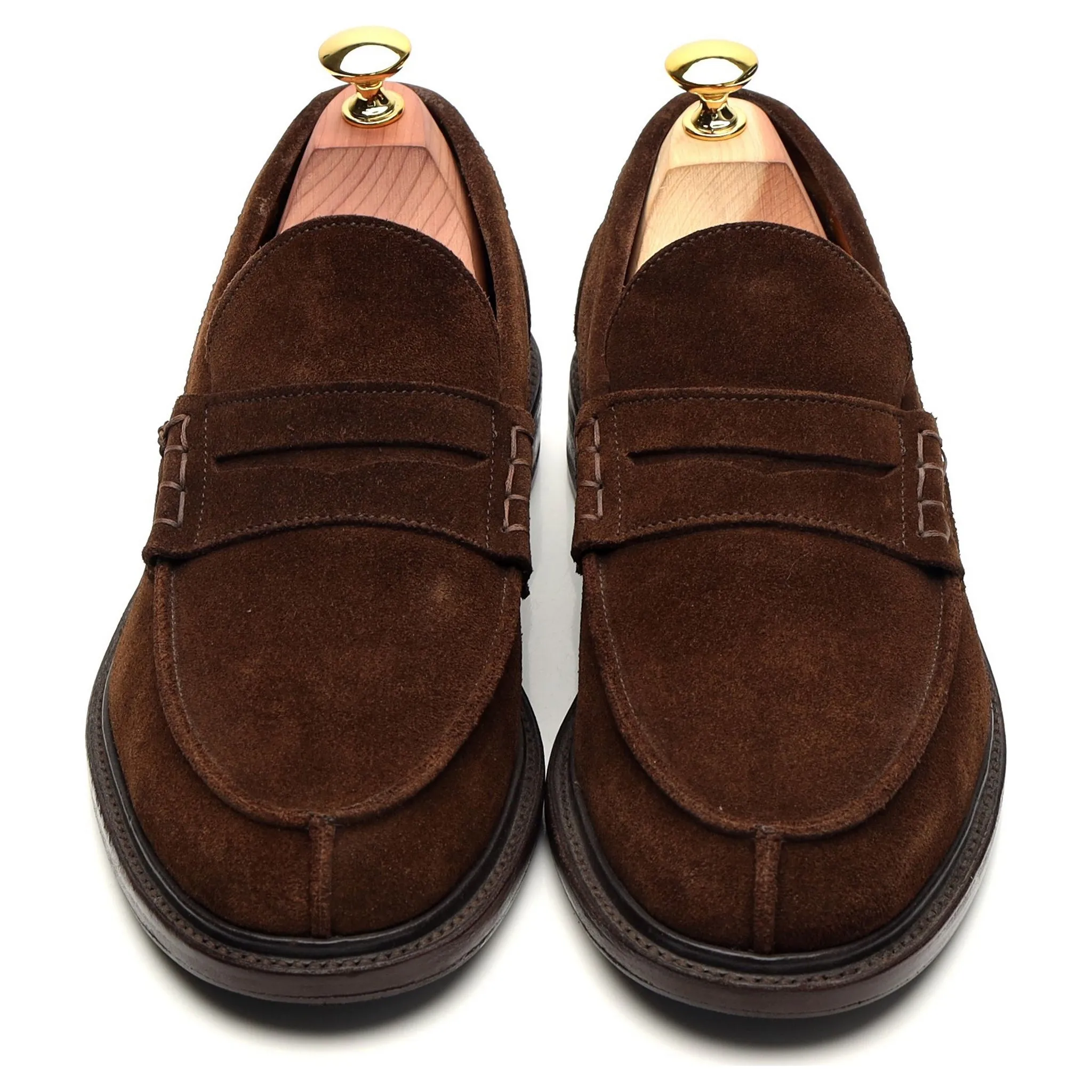 'James' Dark Brown Suede Loafer UK 7