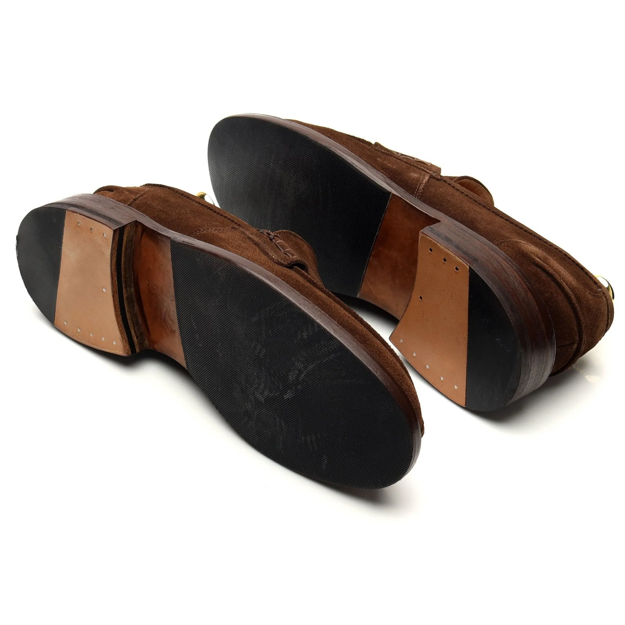'James' Dark Brown Suede Loafer UK 7
