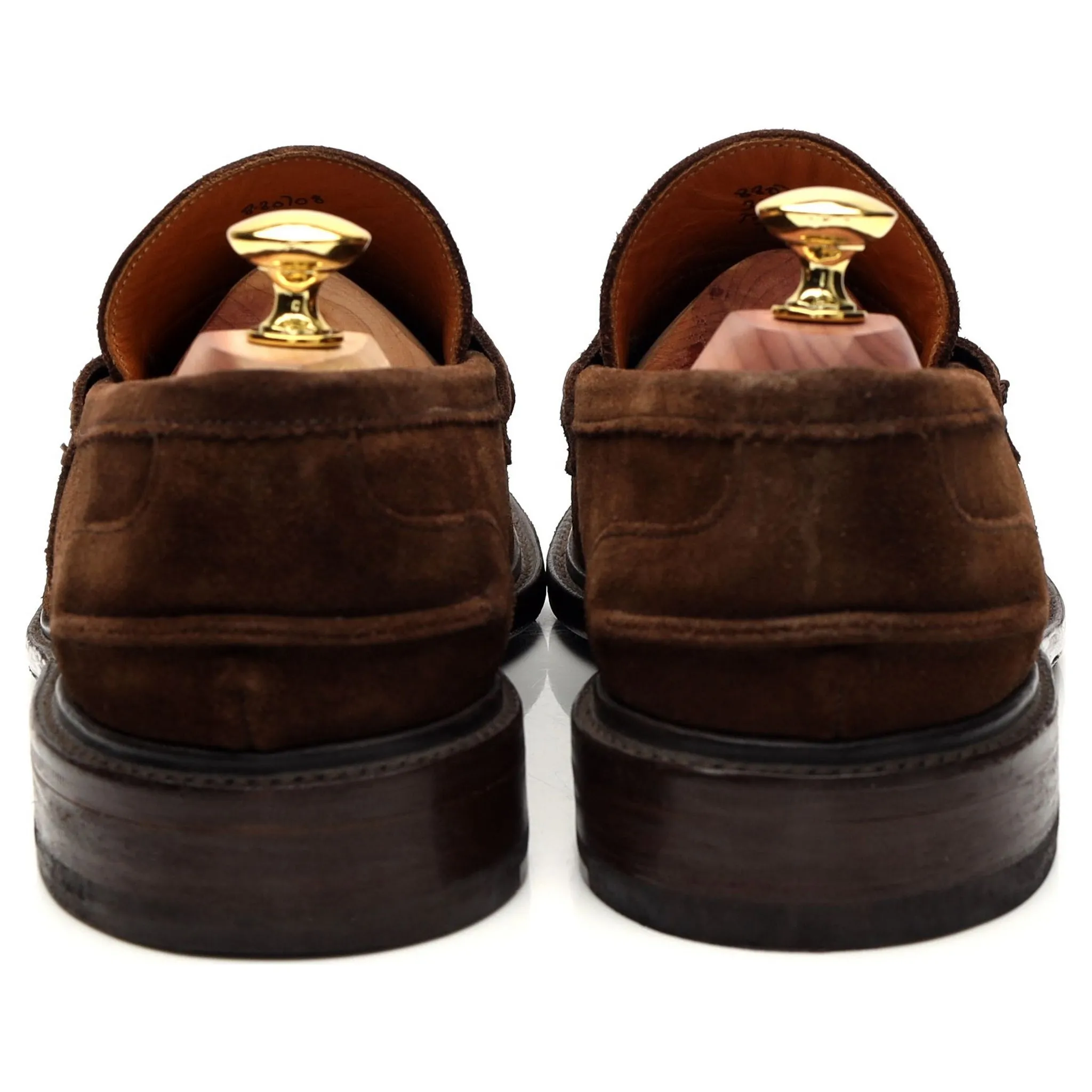 'James' Dark Brown Suede Loafer UK 7