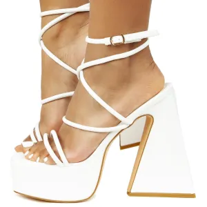 Jasmine-1 Chunky Platform And Flare Heel