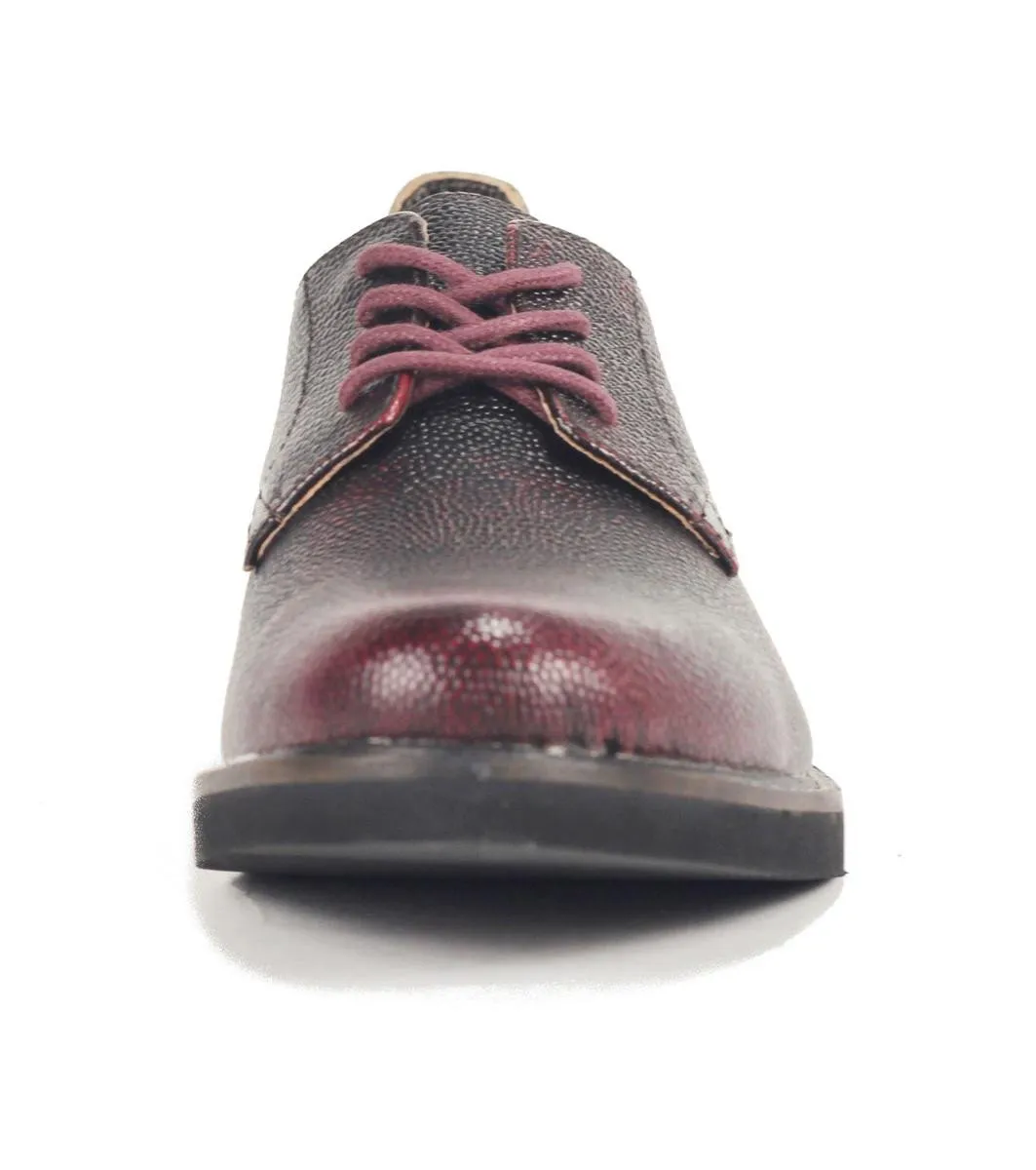 JD Fisk Jonas Burgundy Oxford Shoe Oxford Burgundy