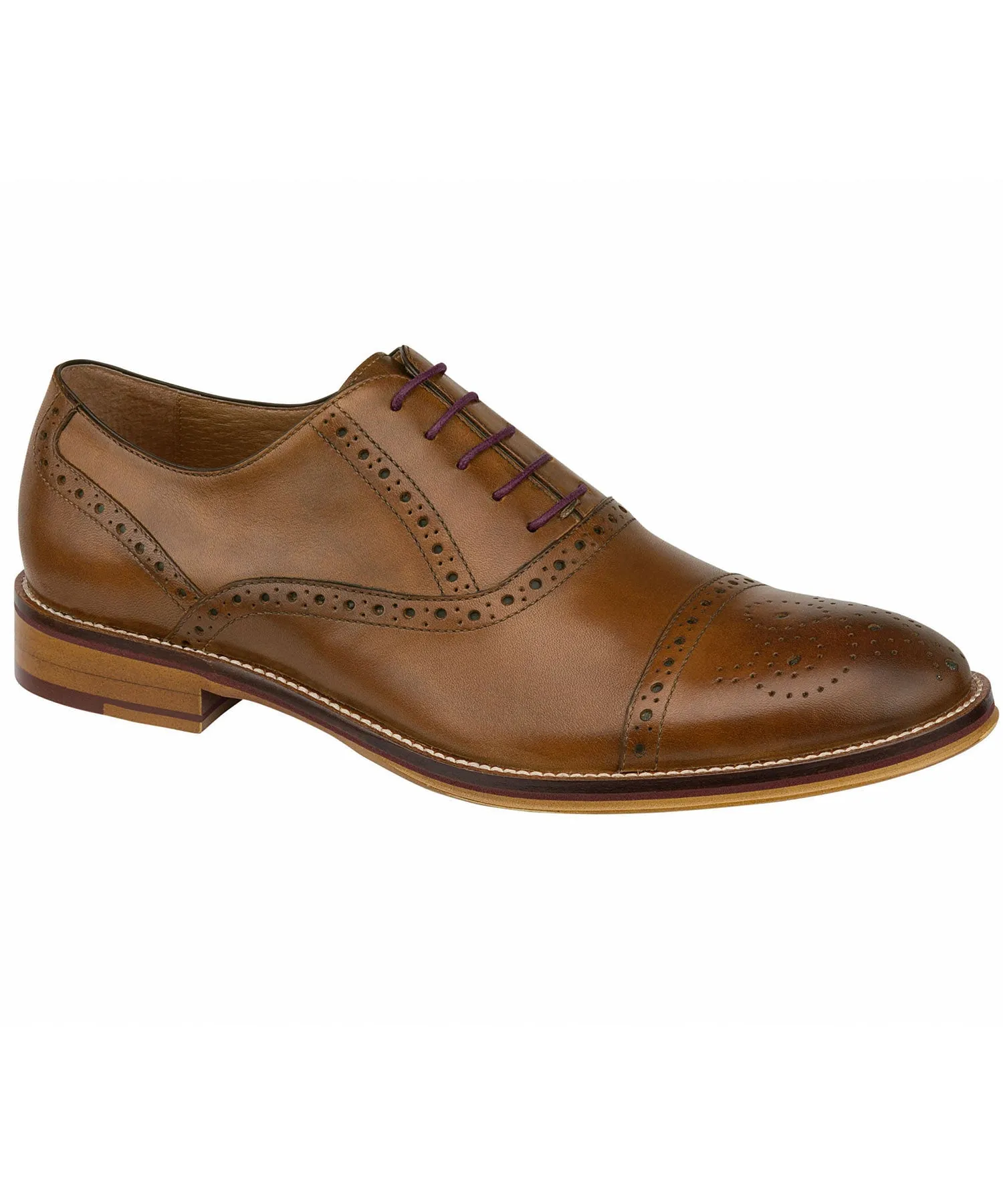 Johnston & Murphy Conard Cap Toe - Tan