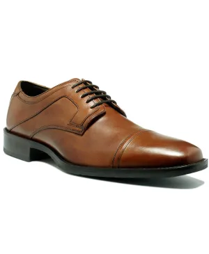 Johnston & Murphy LARSEY Cap Toe Oxford Tan - 201276