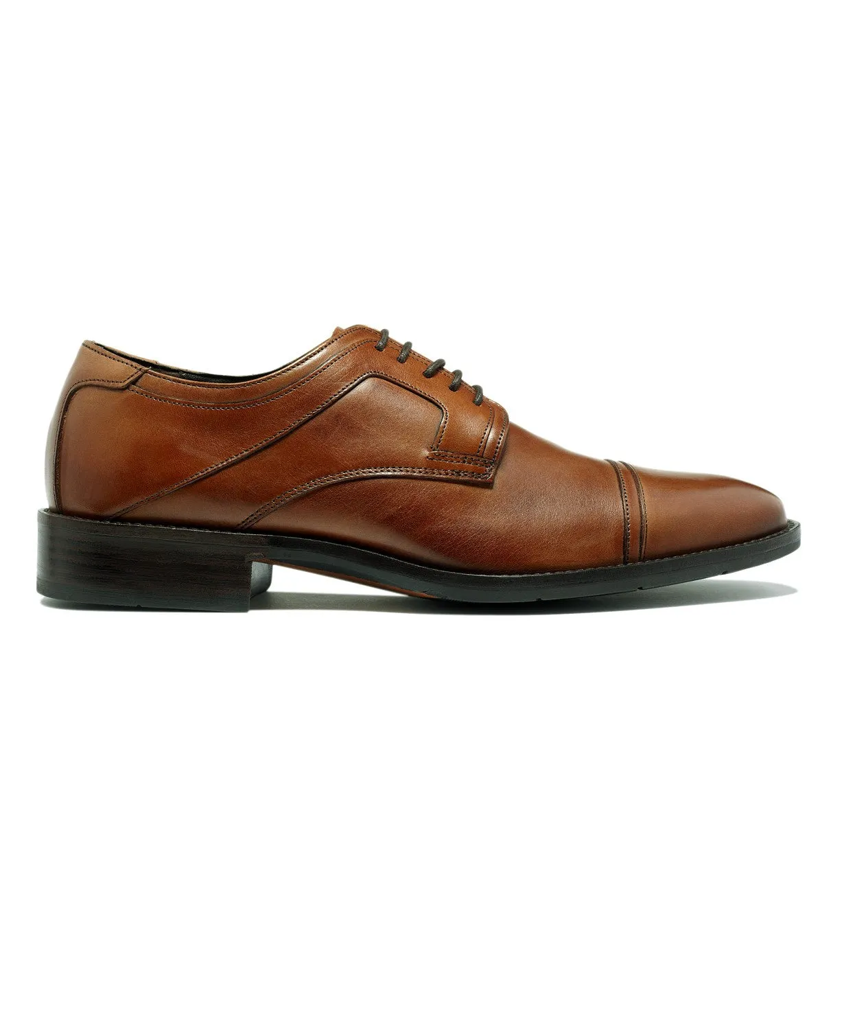 Johnston & Murphy LARSEY Cap Toe Oxford Tan - 201276