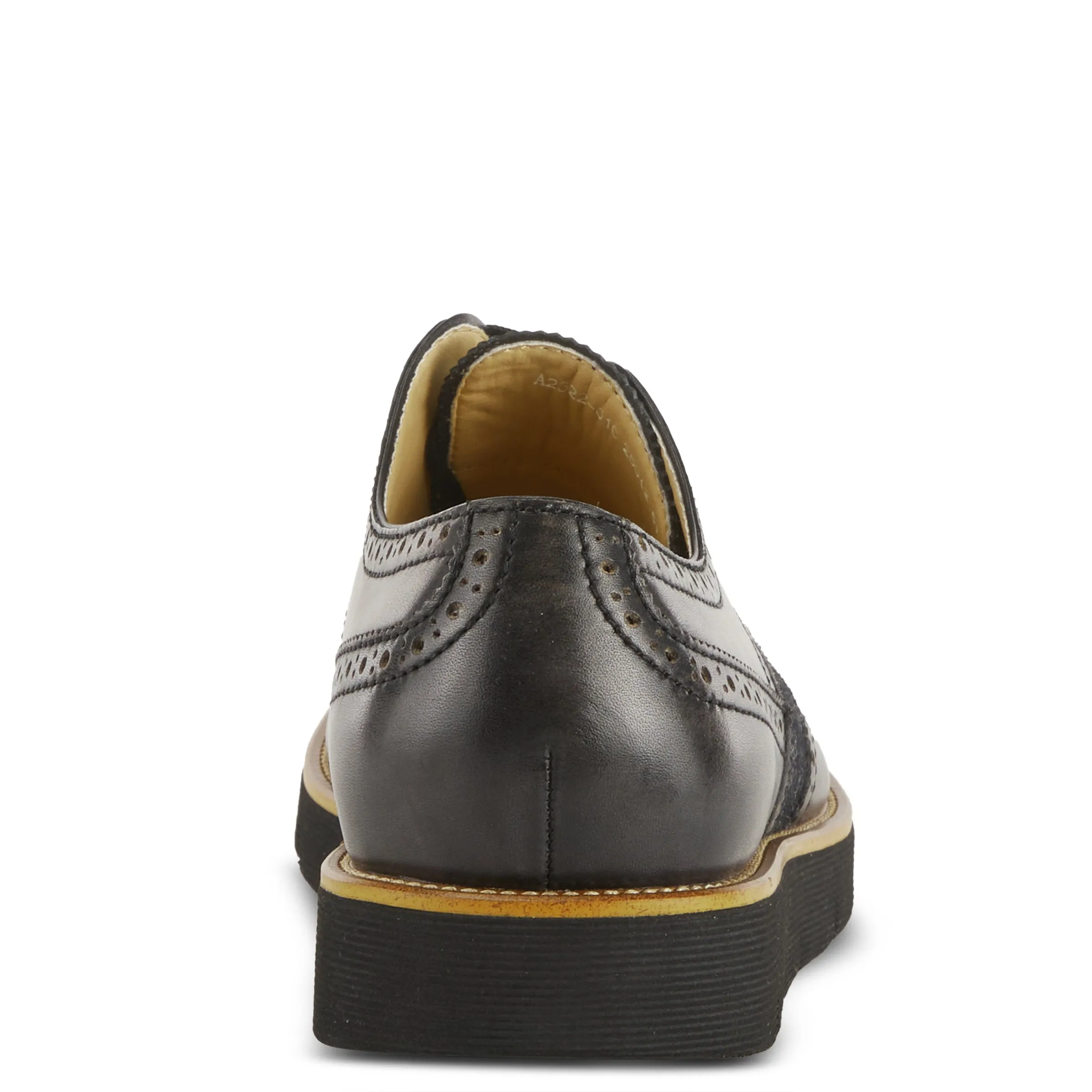 L'Artiste Beaufort Black Wingtip Dress Shoes